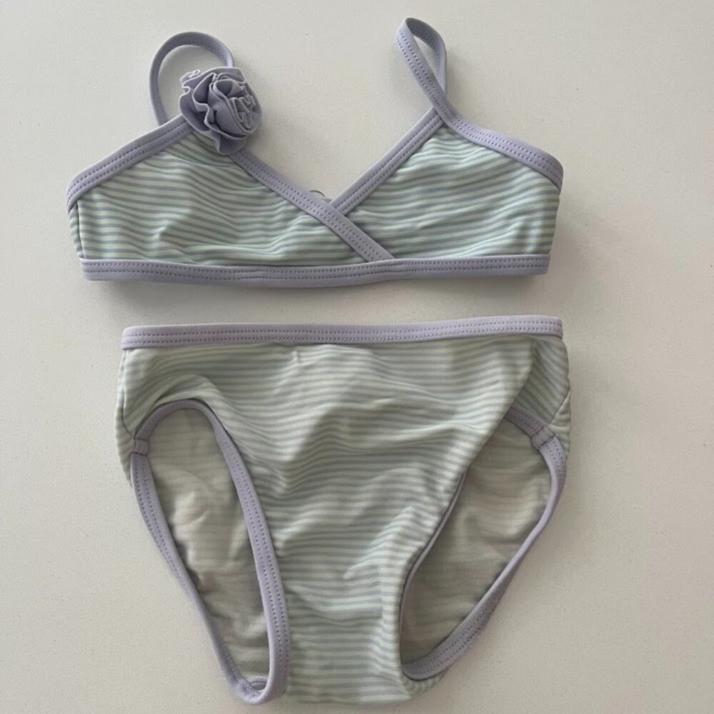 Gap Baby - light green and lilac 2 pc Swimsuit 18-24 mo